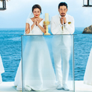 巴厘岛海边婚礼平台